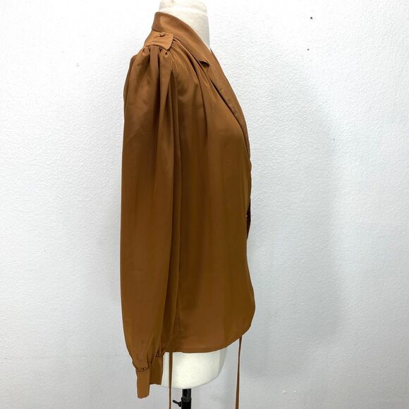 Vintage Rae Hepburn California Blouse Size 6 USA Secretary Career Evening Wear - Picture 7 of 10